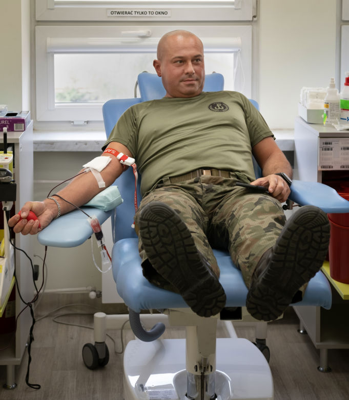 Terytorialsi z Przemyśla zebrali w lipcu 35 litrów krwi dla mieszkańców! 