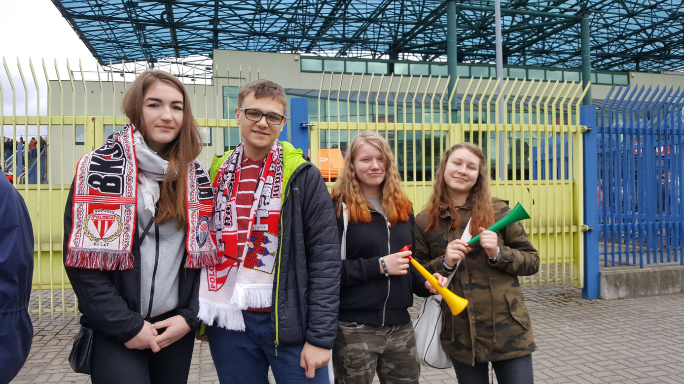 Kibice wspierają Tomasza Golloba