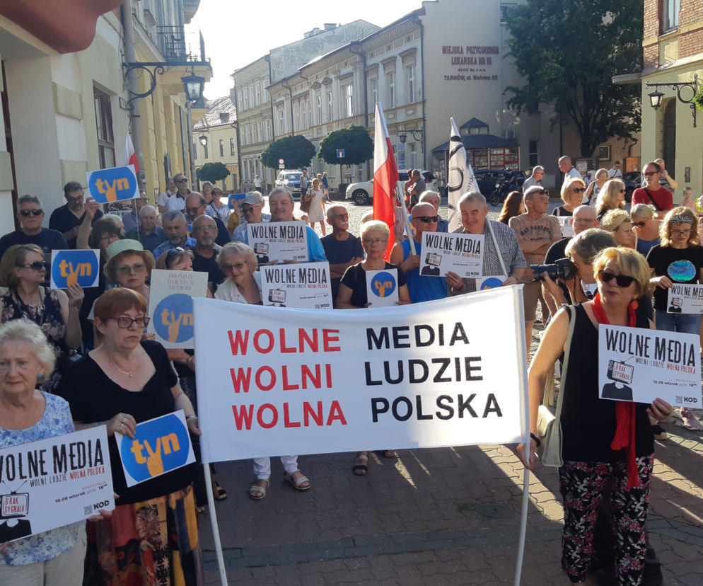 Wolne media!. Mieszkańcy Tarnowa wyszli na ulicę 