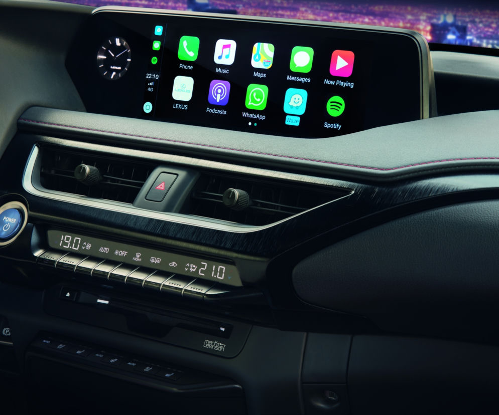 Lexus wprowadza Apple CarPlay i Android Auto do europejskich modeli