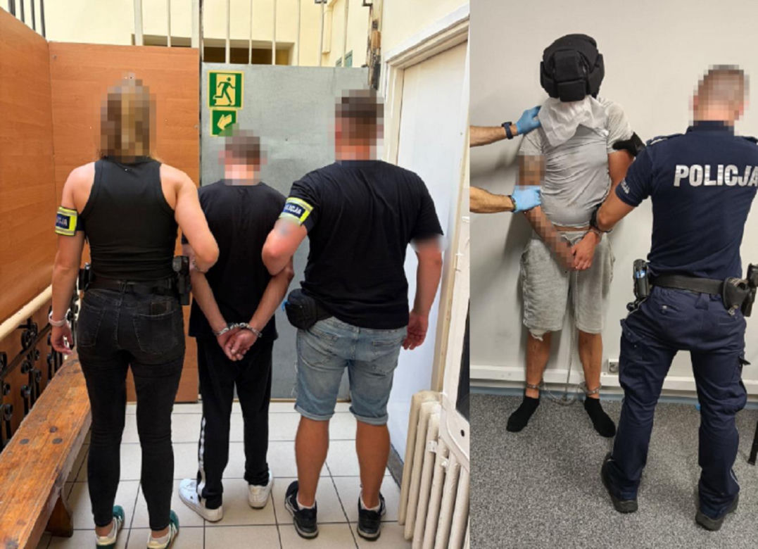 Chwile grozy w galerii handlowej. Bandyci grozili ochroniarzom