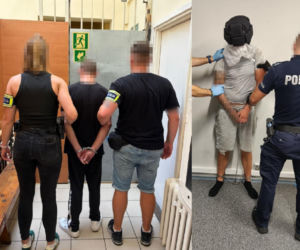 Chwile grozy w galerii handlowej. Bandyci grozili ochroniarzom