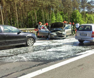 Wypadek w podbydgoskim Stryszku [ZDJĘCIA]