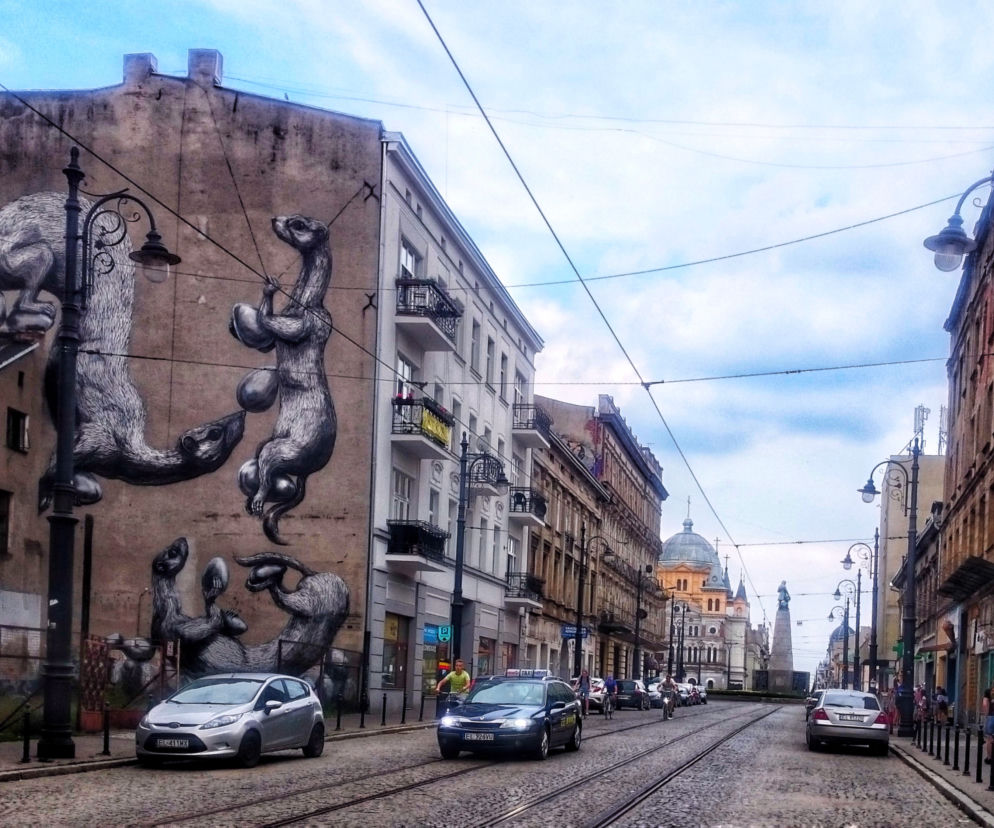 Mural przy Nowomiejskiej