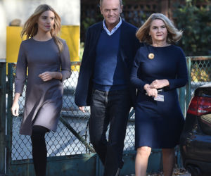 Małgorzata i Donald Tusk z córką Katarzyną