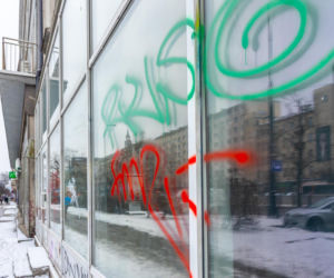 Graffiti w centrum Warszawy w 2026 r.