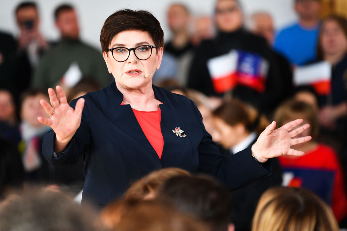 Beata Szydło w Sandomierzu