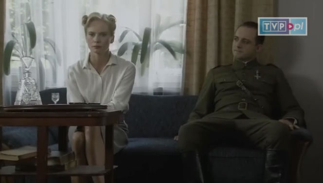 Czas honoru 6 sezon odc. 78. Ada Lewińska (Magdalena Cielecka), Jabłoński (Michał Żurawski)
