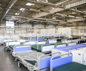 SZPITAL TYMCZASOWY w Targach Lublin. Zdjęcia z 26.11.2020 r.