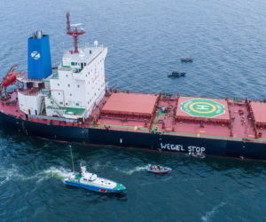 Węgiel stop. Zobacz zdjęcia z akcji Greenpeace