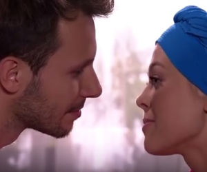 Pierwsza miłość. Radek (Mateusz Banasiuk), Jowita (Joanna Opozda)