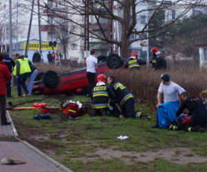 wypadek w Kamieniu Pomorskim