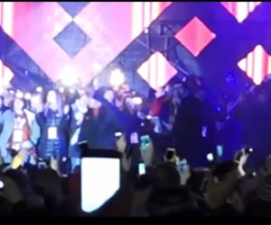 Moment ataku na prezydenta Gdańska Pawła Adamowicza.
