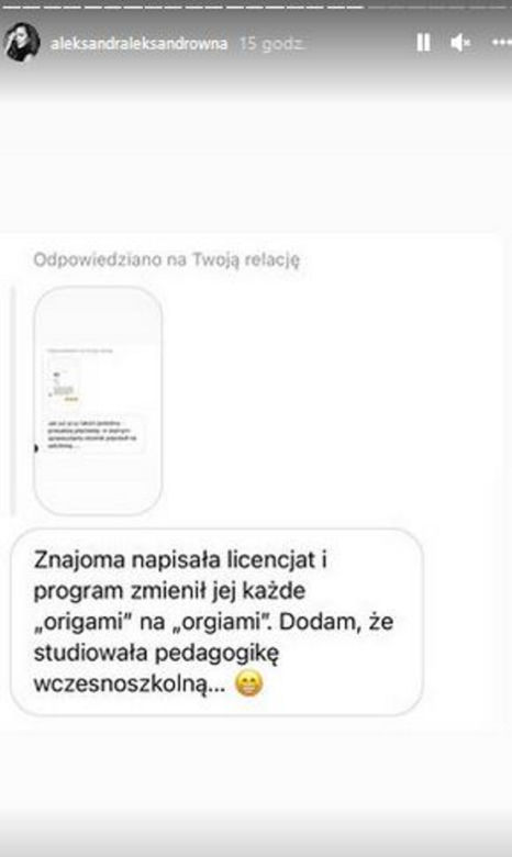 Aleksandra Kwaśniewska pokazała pikantne wiadomości