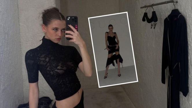 Raperka z Polski zrobiła furorę na Milan Fashion Week. Jej mroczna kreacja oczarowała fanów