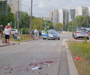 Potrącenie pieszego. Warszawa, Ursynów