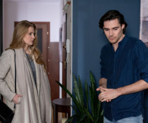 Na Wspólnej odc. 2829. Elżbieta (Paulina Chapko), Adam (Karol Puciaty)