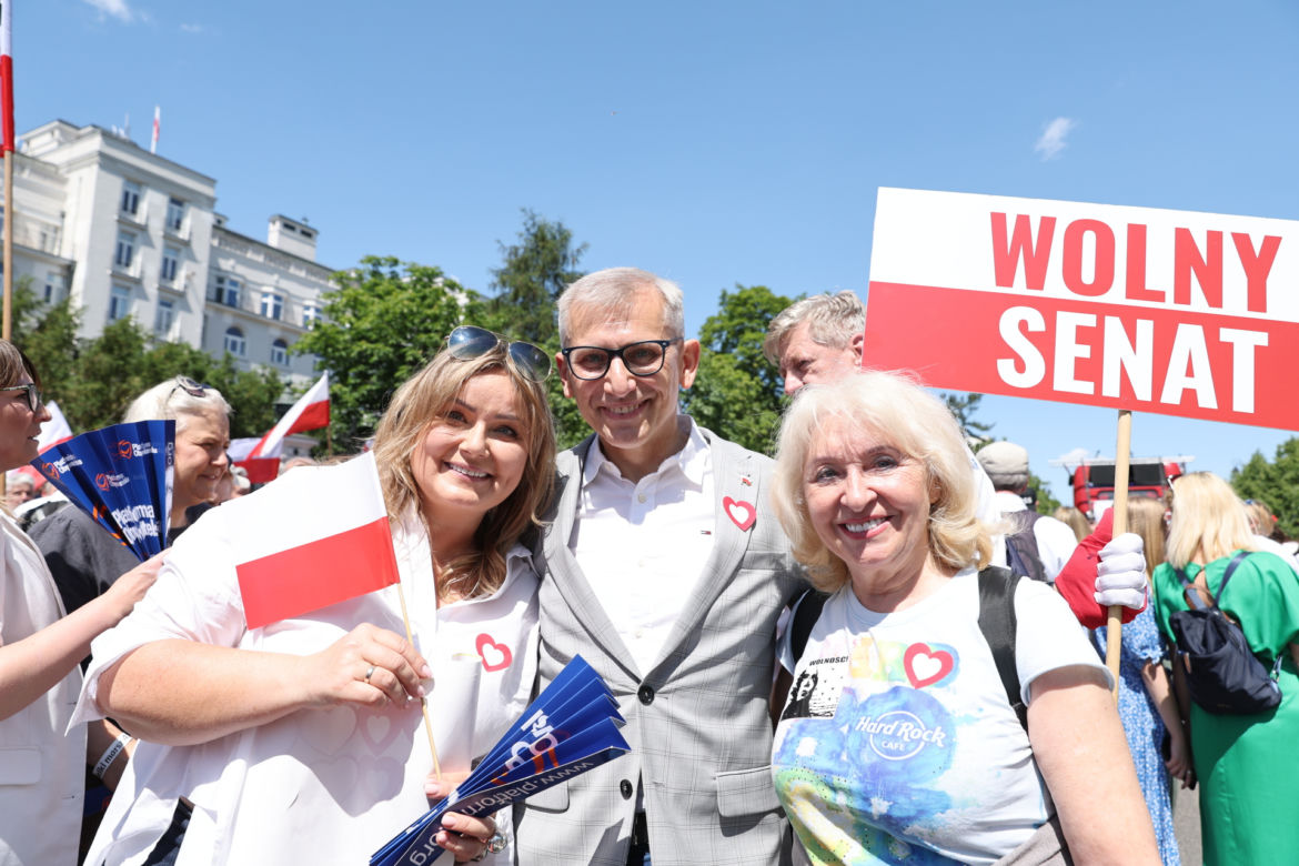Marsz 4 czerwca. Tłumy w Warszawie