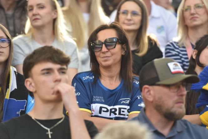 PRES Grupa Deweloperska Toruń - Gezet Stal Gorzów: Zdjęcia kibiców z meczu 7. kolejki PGE Ekstraligi na Motoarenie
