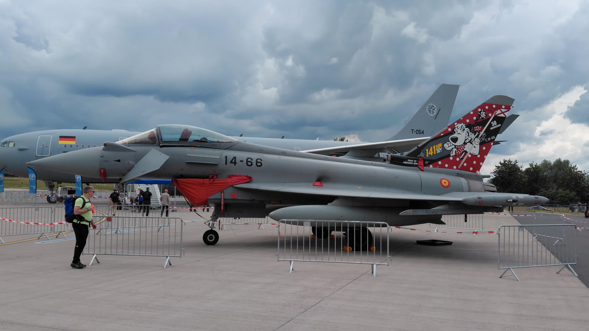 Niemiecki samolot Eurofighter Typhoon