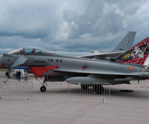Niemiecki samolot Eurofighter Typhoon