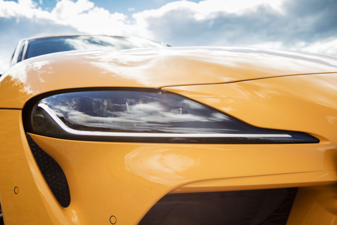 Toyota GR Supra w kolorze Nitro Yellow