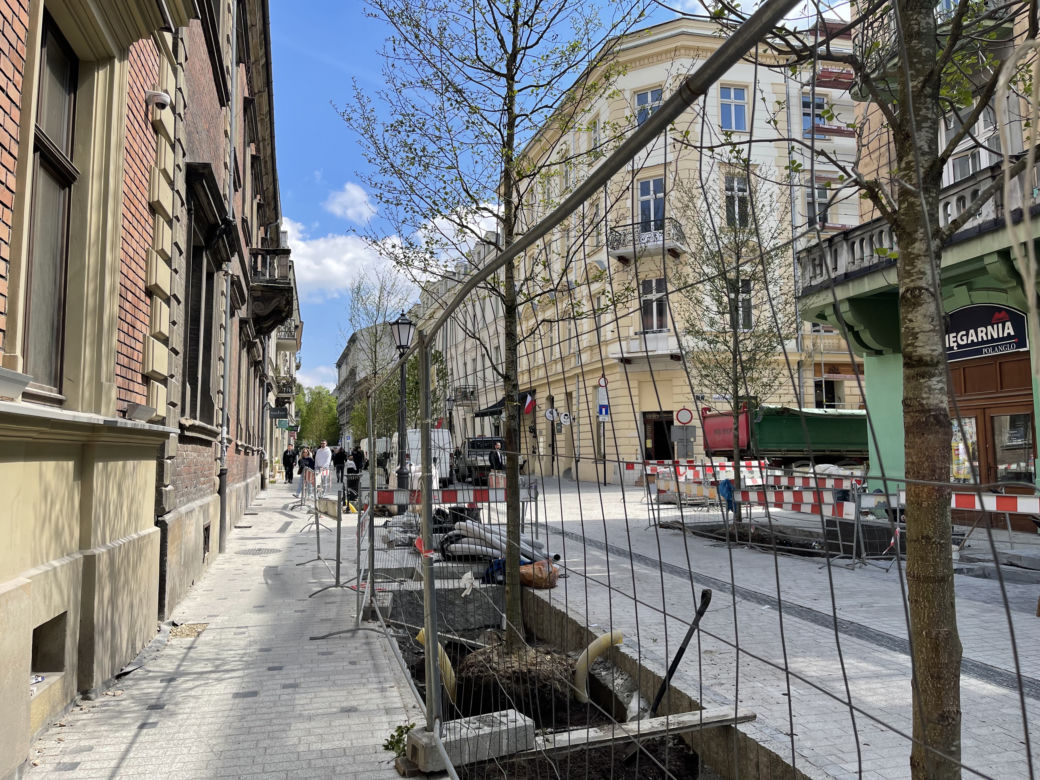 Zieleń w centrum miasta. Tak zmienia się ul. Krupnicza w Krakowie! 