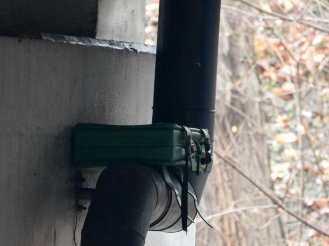 Akcja pirotechników rondo Starzyńskiego