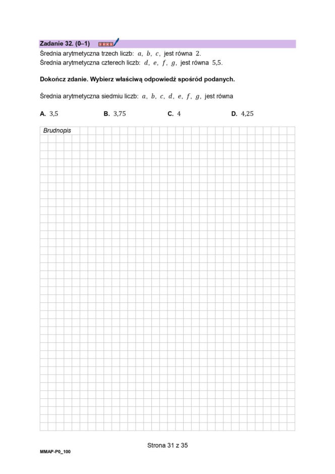 arkusz maturalny CKE - matematyka podstawowa