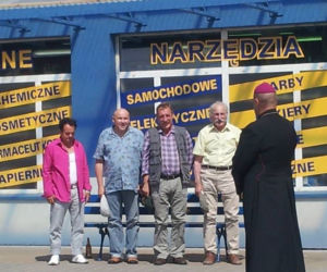 Ranczo 9 sezon. Ksiądz (Cezary Żak), Pietrek (Piotr Pręgowski), Solejuk (Sylwester Maciejewski), Hadziuk (Bogdan Kalus), Stach Japycz (Franciszek Pieczka)