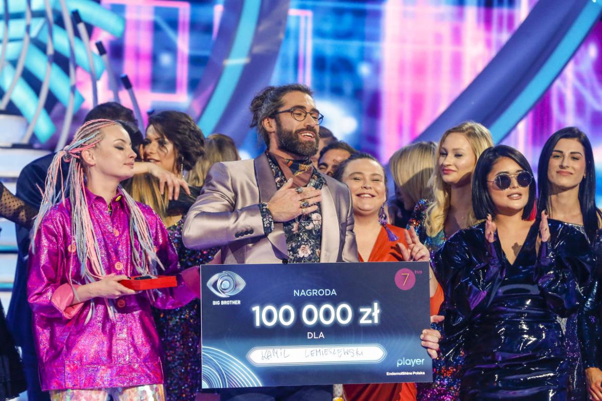 Kamil Lemieszewski wygrał 7. edycję "Big Brothera"