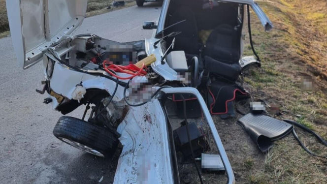 Wypadek w pow. biłgorajskim