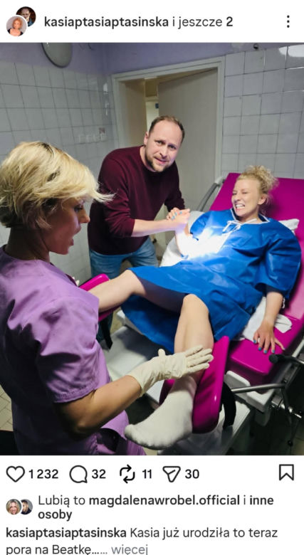 Na Wspólnej na planie 4261 odcinka. Beata (Katarzyna Ptasińska), Paweł (Grzegorz Kwiecień)