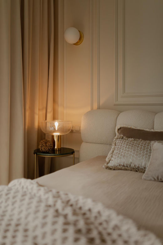 Soft minimalizm w gdyńskim apartamencie - projekt Agata Piltz