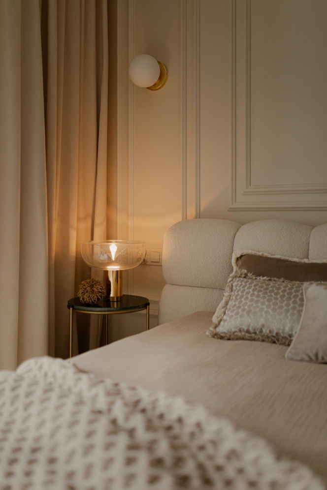 Soft minimalizm w gdyńskim apartamencie - projekt Agata Piltz