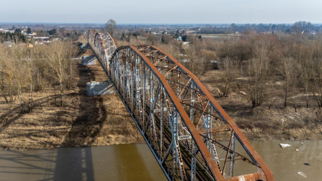 Stary most nad Wisłą w Górze Kalwarii