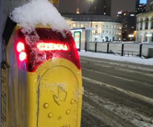 Zimowe utrudnienia w Warszawie