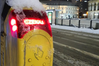 Zimowe utrudnienia w Warszawie