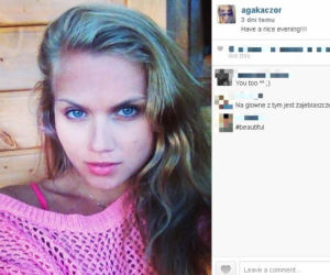 Agnieszka Kaczorowska, czyli Bożenka z Klanu na wakacjach nad Bałtykiem
