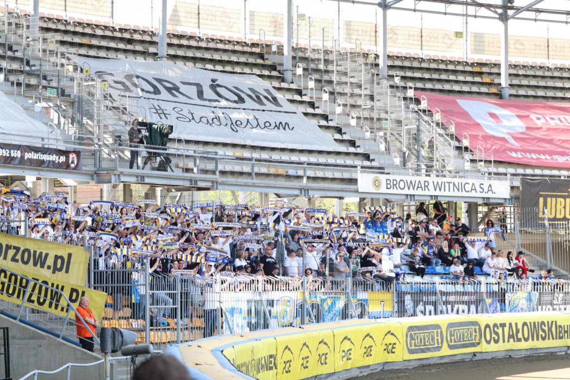 Gezet Stal Gorzów - PRES Grupa Deweloperska Toruń 45:45, zdjęcia kibiców i zawodników