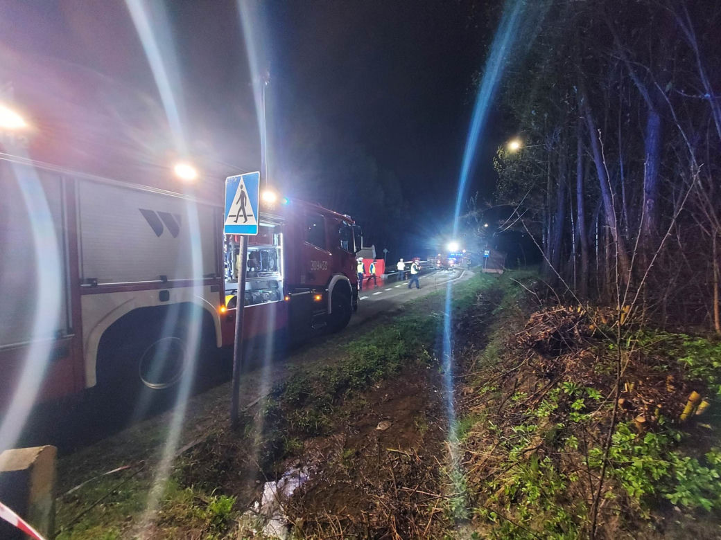 Tragiczny wypadek w Starej Słupi. Nie żyją cztery osoby