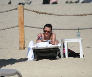 Katarzyna Herman na plaży
