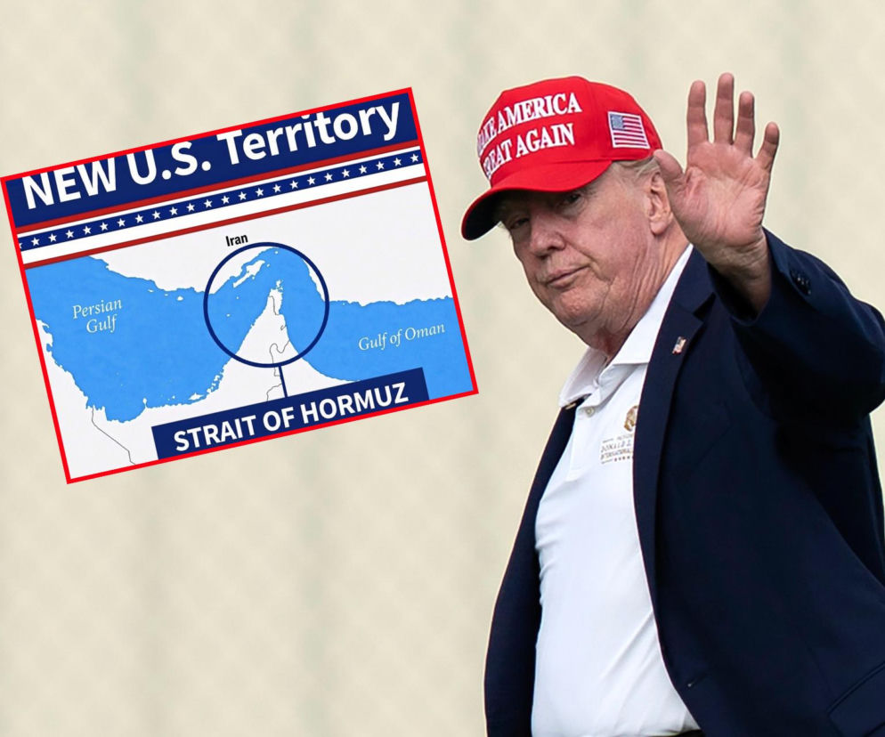 Donald Trump zaskoczył wpisem o cieśninie Ormuz