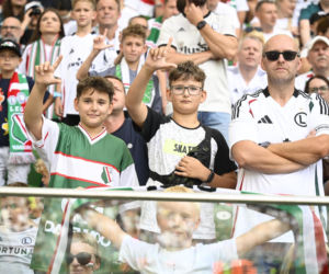 Legia Warszawa - Zagłębie Lubin: Zdjęcia kibiców