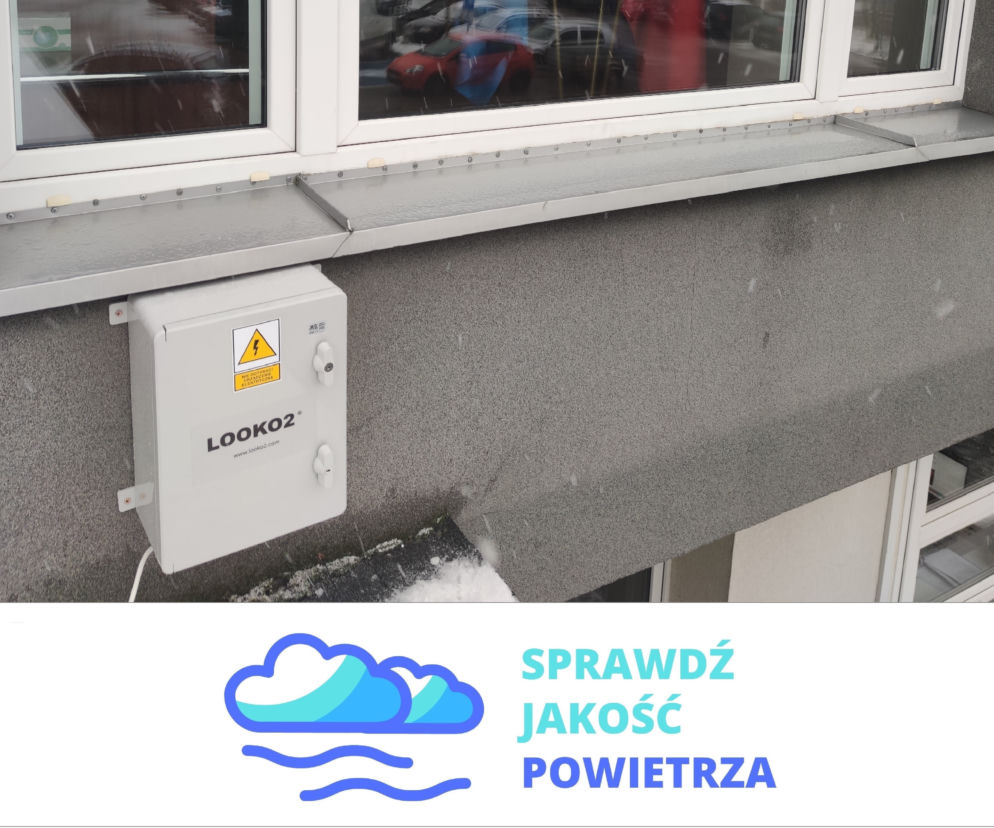 Starostwo zinstalowało czujnik jakości powietrza. Nie jest dobrze