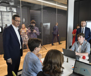 otwarcie Centralnego Domu Technologicznego na Kruczej 50, był tam Premier Mateusz Morawiecki