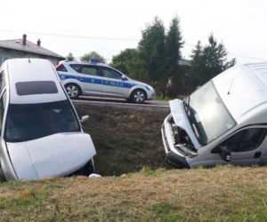 Powiat brzozowski: Zderzenie volkswagena z fiatem ducato
