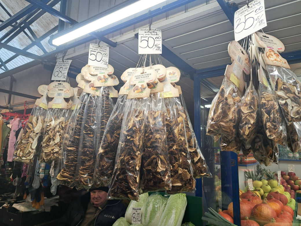 Ceny suszonych grzybów w Krakowie