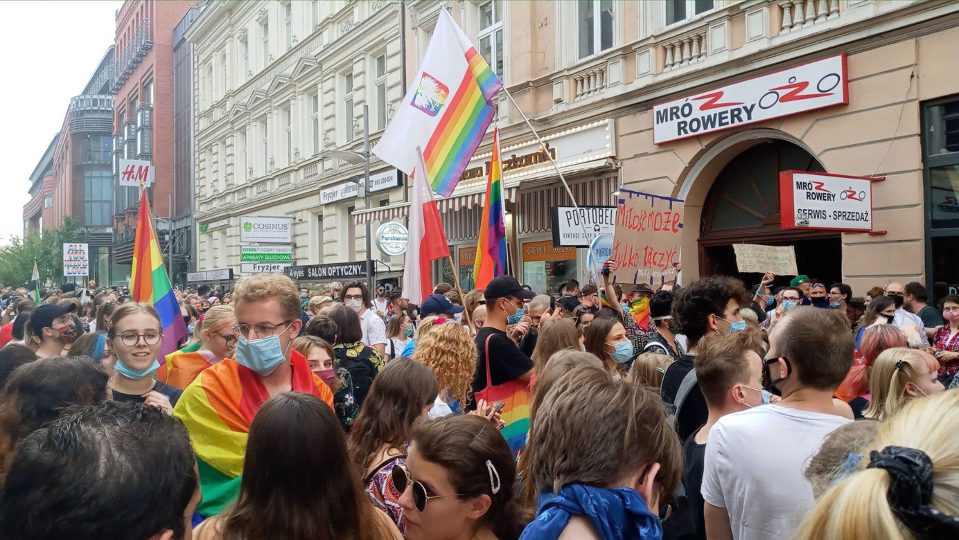 Poznań bronił TĘCZY i wyraził solidarność z Margot