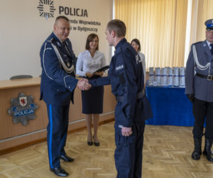 Młodzi policjanci złożyli w Bydgoszczy ślubowanie 